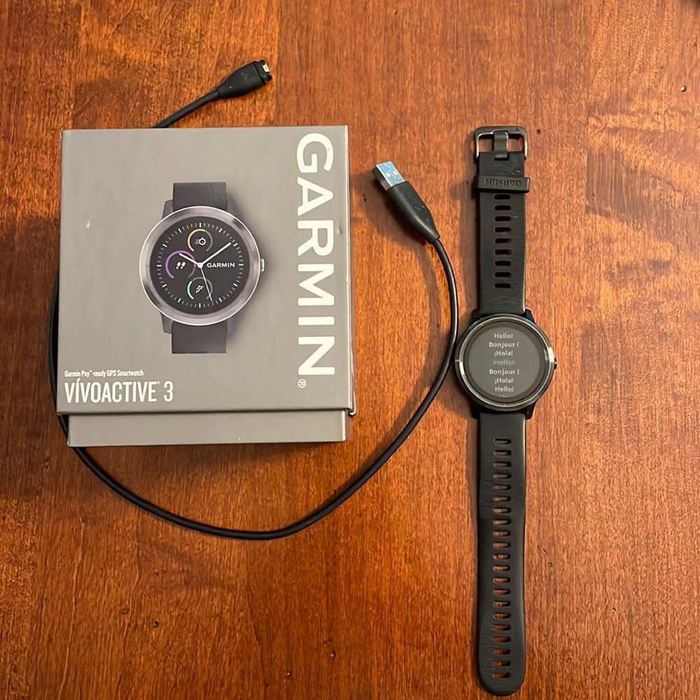 Garmin Vivoactive 3 in Black/Gunmetal